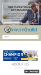 Mobile Screenshot of imran-khalid.com